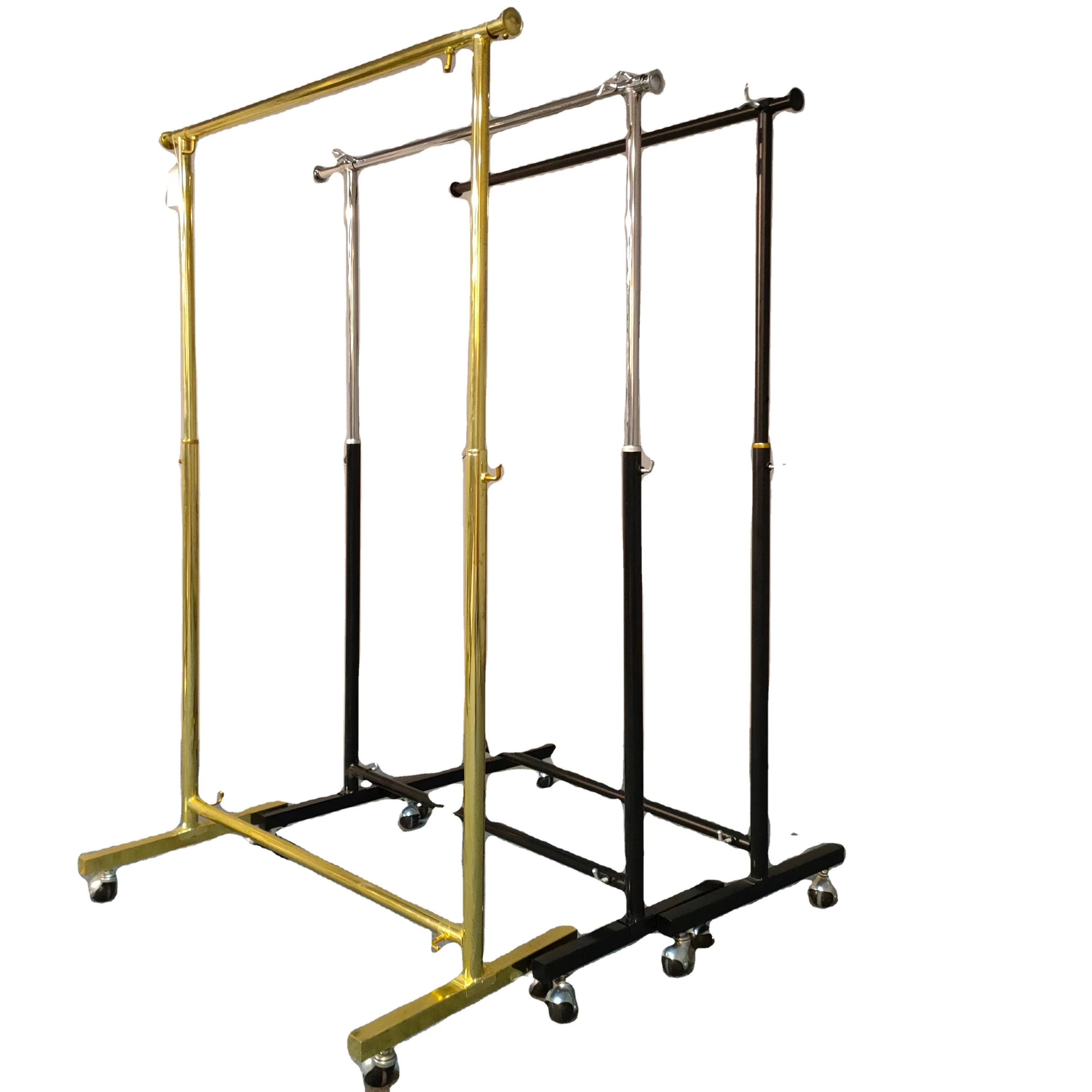 Simple Iron Single Hanging Clothing Garment Single Shelf Display Stand  Boutique Clothing Single Barpromote sales