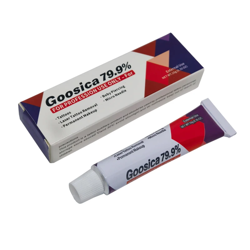 

NEW 79.9% Goosica Tattoo Cream Before Permanent Makeup Microblading Piercing Eyebrow Lips Tattoo Supplies 10g