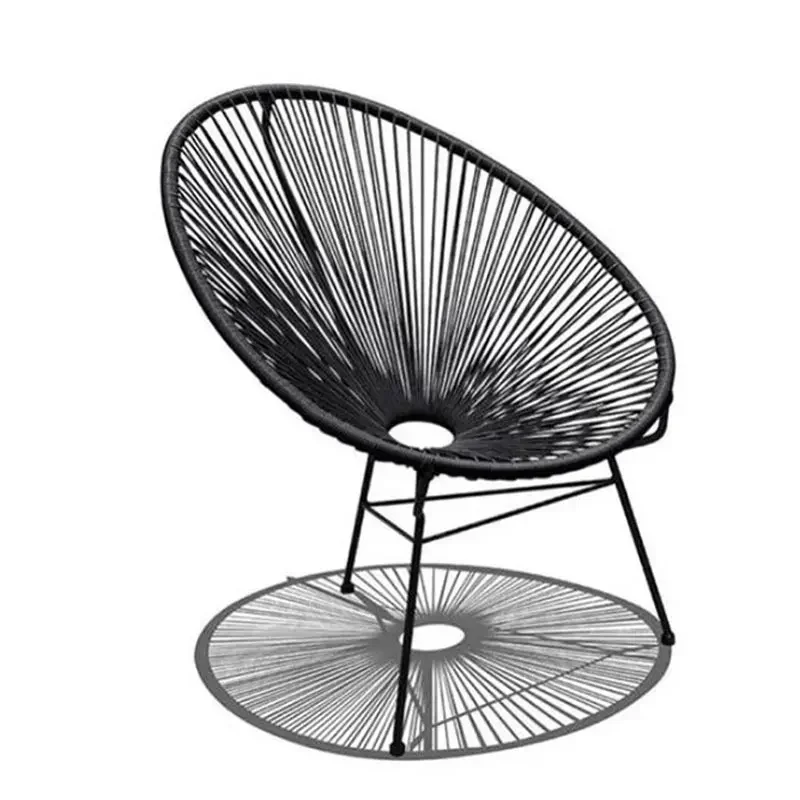 

Mesas de mimbre para exteriores, sillas para cafetería, Jardín, patio, balcón, silla de pesca portátil estable