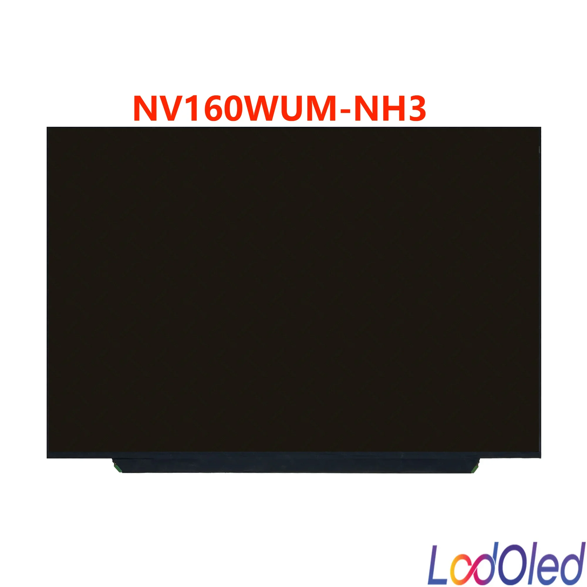 

WUXGA 16" FHD LCD Screen LED Display IPS Panel Matrix NV160WUM-NH3 98% sRGB Non-Touch 1920x1200 30 Pins