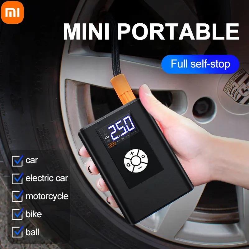 

Xiaomi Inflator Wireless Smart Pump Portable Outdoors Electric Pump Digital Display Pump Car Motorcycle Bicycle Tires Compressor