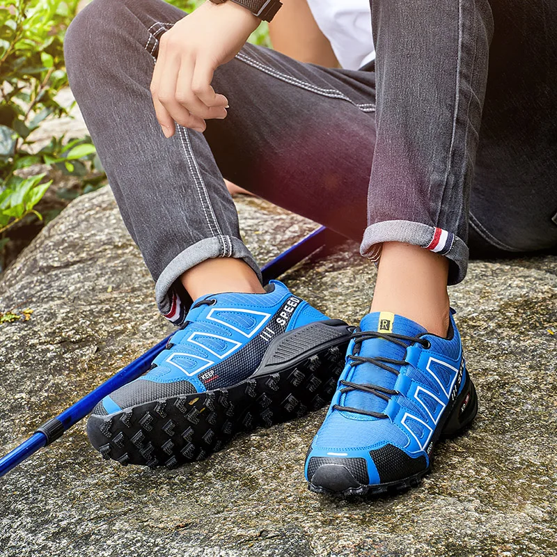 Herren-Wanderschuhe, Outdoor-Gummi, rutschfeste Outdoor-Trainer, bequeme Wander-, Reise- und Sportschuhe, taktische Damen-Trainingsschuhe – Detail 8