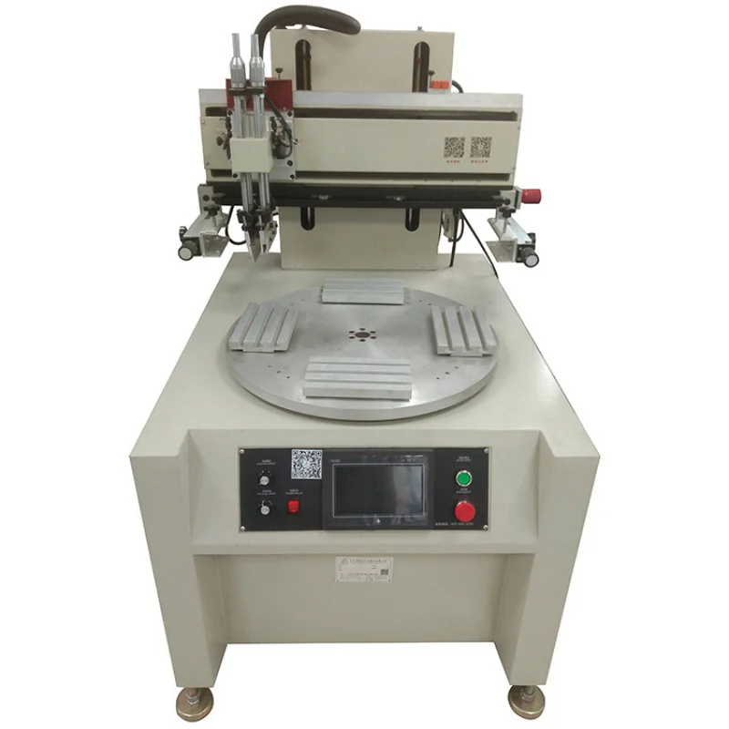 Automatic Rotary Monochrome Lens Plastic Flat Stationery Screen Printing Machine