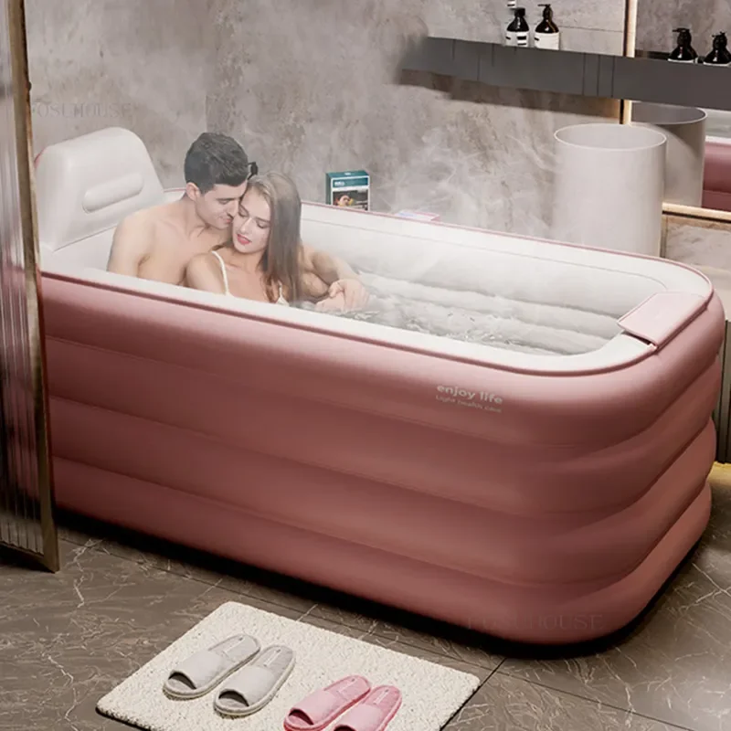 

Bathroom Foldable Bathtub Portable Adult Large Thick Environmental Inflatable Bathtubs Winter Household Bathtub and Accessories