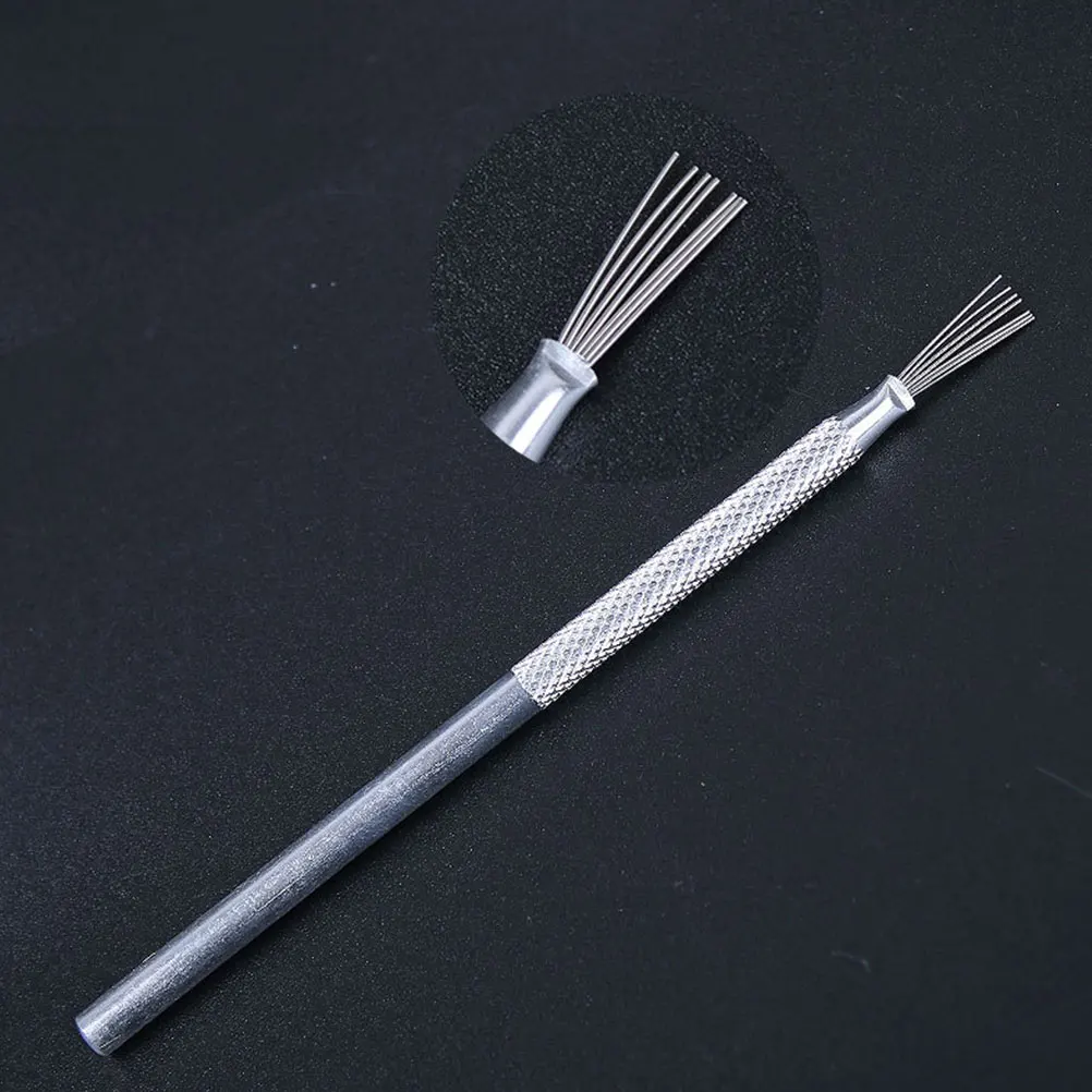 

3Pcs Clay Carving Tool Stainless Steel Brushes for Polymer Pottery Modeling Sculpture Projects Durable Long Life