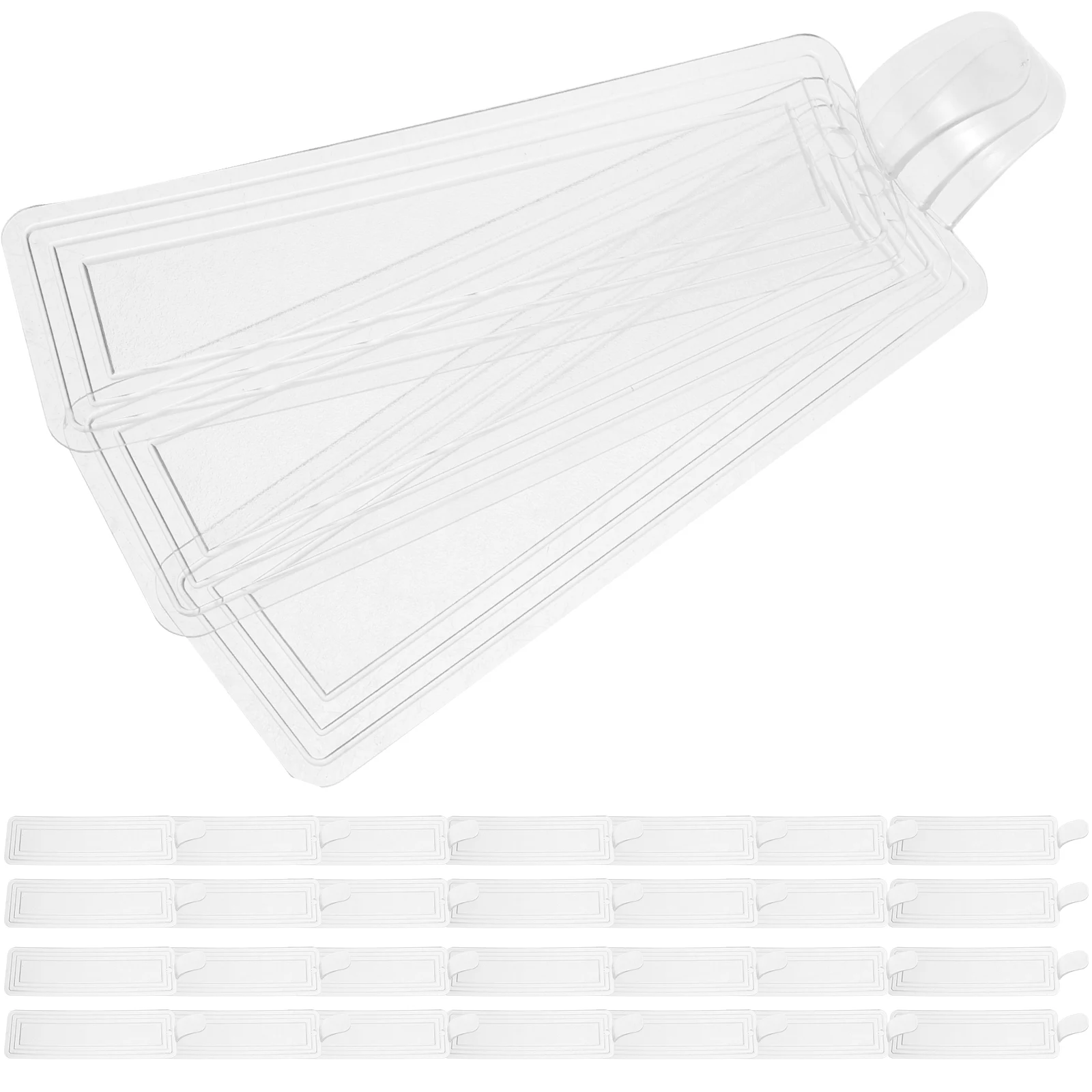 

100pcs Plastic Board Display Boards for Cake Display Bases Parties Celebrations Baking Supply Cake Board Handle