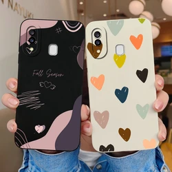 For Samsung Galaxy A20 A20S A21S Phone Cases Camera Protection Liquid Silicone Back Cover For SamsungA20 A20 A21 S Coque Funda