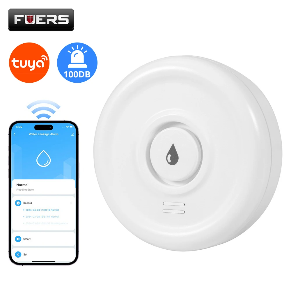 Water Leakage Detector Smart Home Alarm Tuya Smart WIFI Water Sensor Home Alarm System Water Leak Security Alarm System