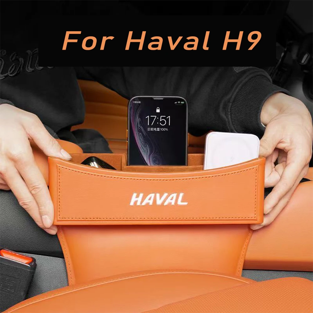 

For Haval H9 2nd 2024 2025 Seat gap storage box car interior storage box car interior modification