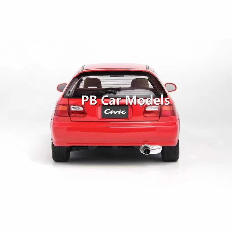 LCD Civic EG6 SIR Simulation Alloy Metal Car Model Collection Decoration 1 18 Adult Gift