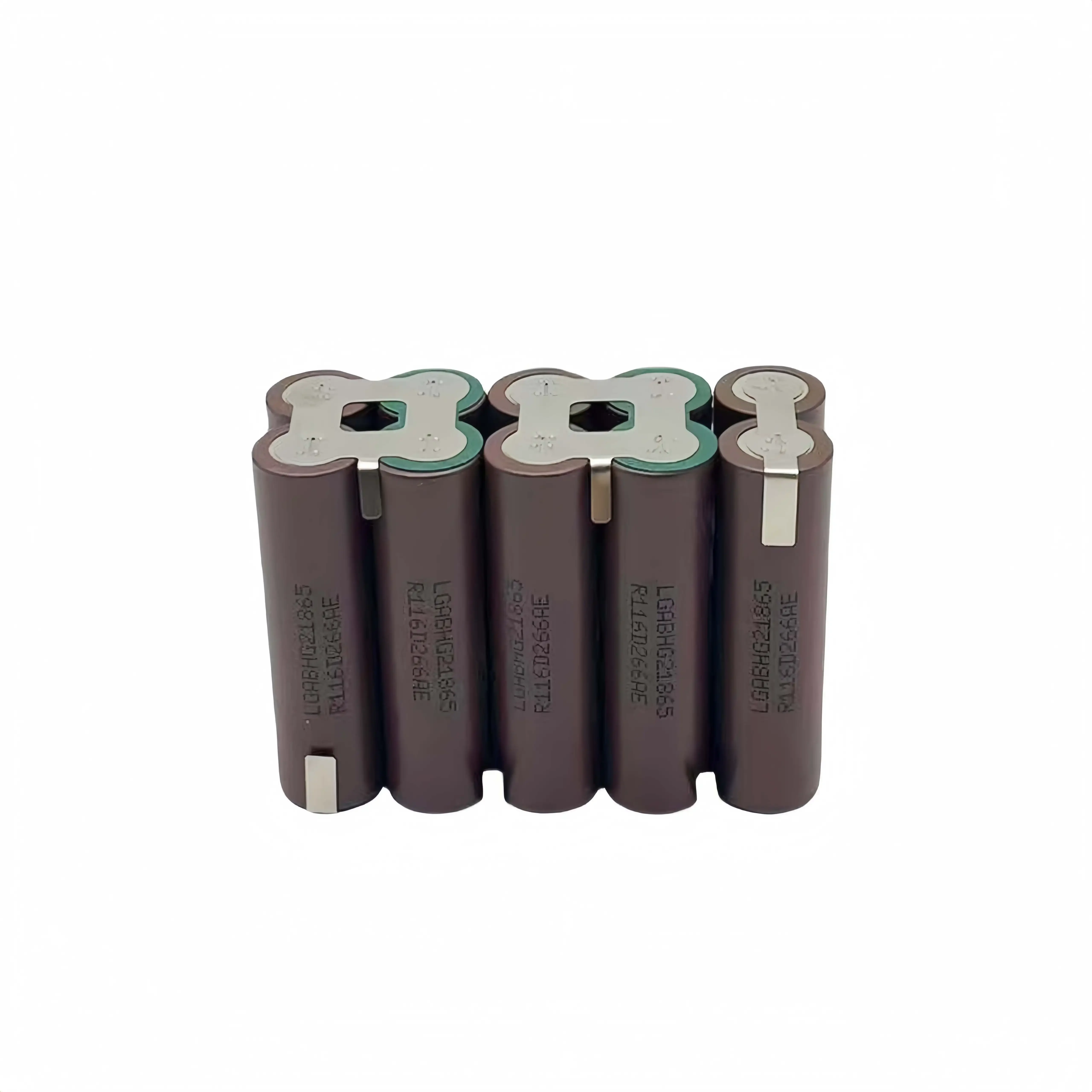 5S2P 18650 18V/21V HG2 lithium battery pack custom battery welding 6000mAh battery