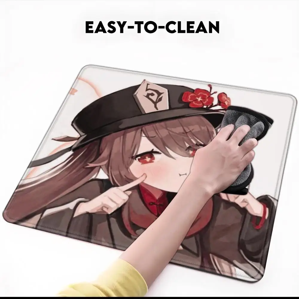 Genshin Impact Tappetino per mouse Tappetino per mouse piccolo Tappetino per scrivania Tastiera per computer desktop Mouse wireless Ragazzo Ragazza Regalo per giochi Sottobicchieri