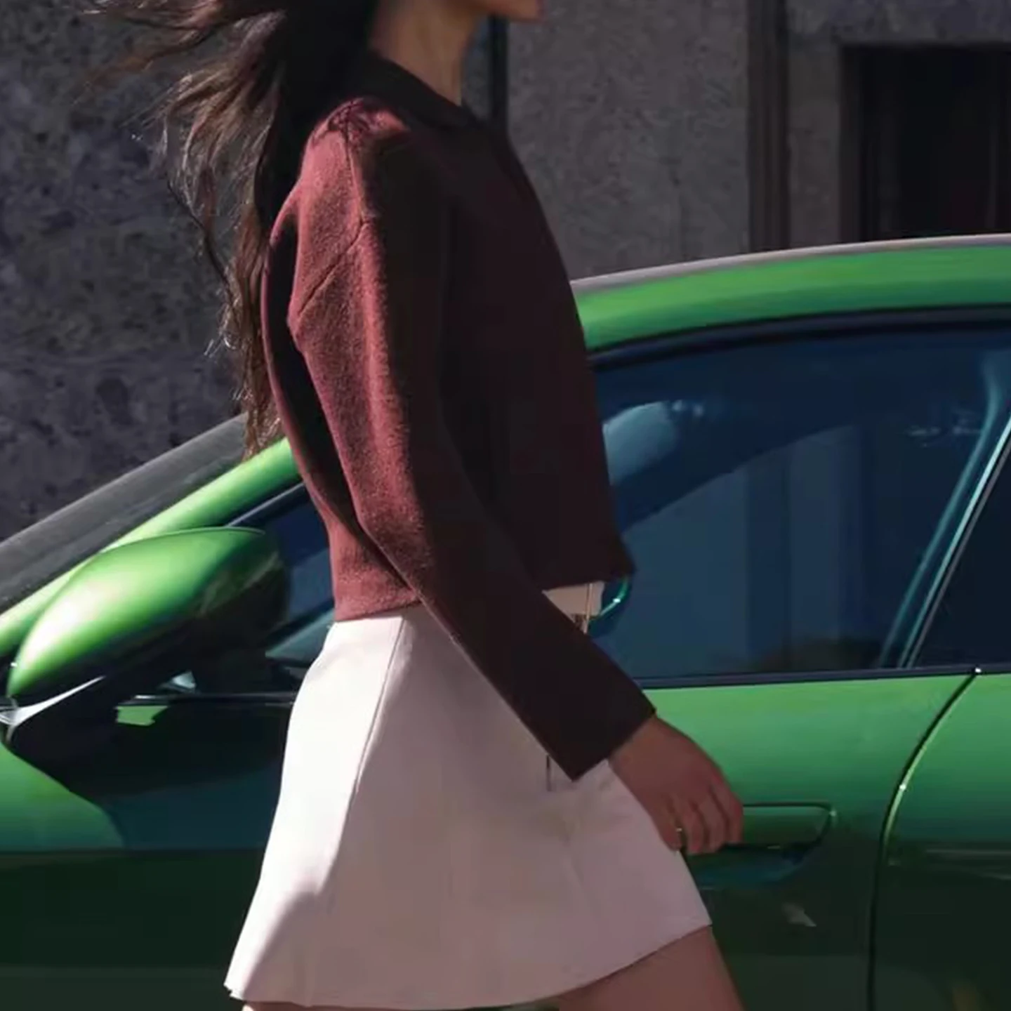 

Women's Sle Pilot Knitted ort Coat Autumn New Arrival Casual Loose Fit Long Sve Zipper Closure Outerwear Sweater