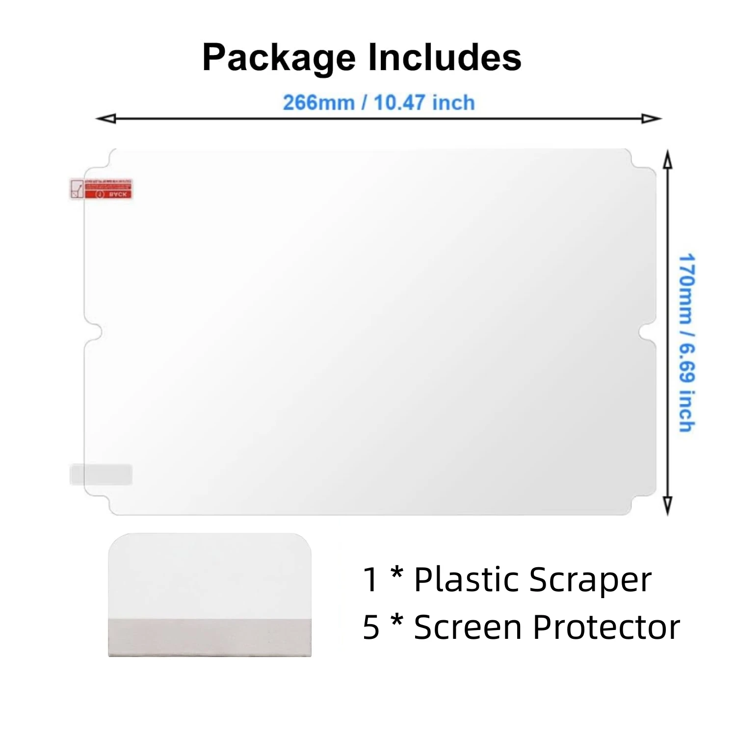 5 Stück Kratzfeste Schutzfolie 10,1 Zoll für Anycubic Photon Mono M5S/M5S Pro LCD - Zubehör für 3D-Drucker – Detail 5