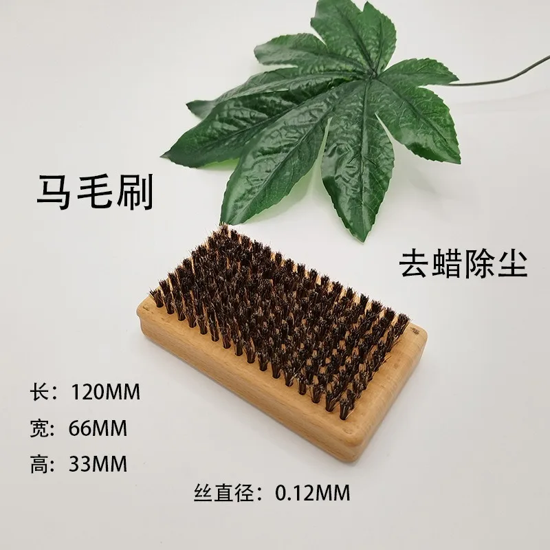 Snowboard Wax‑Brushing 3‑Brush Kit Brass Nylon Horsehair Brush Snowboard Wax Removal Tool