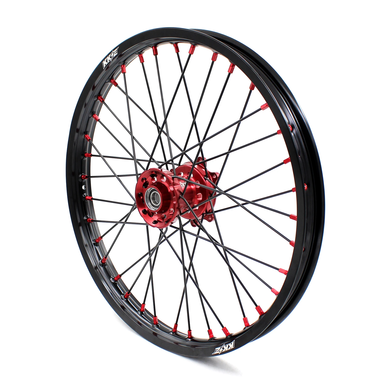 

【2025】 Motocross Aluminum MX Enduro Wheels Rims Set Fit for Honda CRF250R 2004-2013 CRF450R 2002-2012 Chemically Blackened Spoke