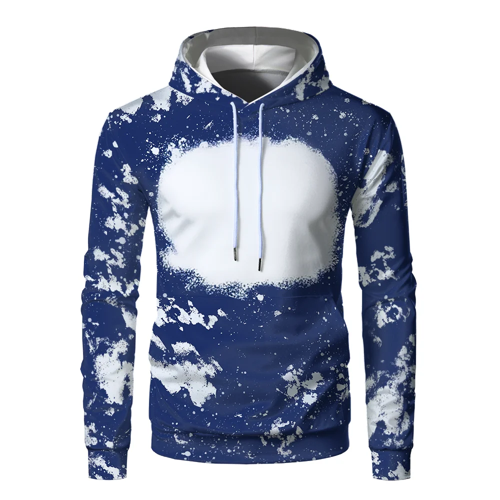 Fashion Sweatshirt Spring and Autumn Sublimation Blank Streetwear Hoodies Polyester Long Sleeve Clothes For Heat Transfer print