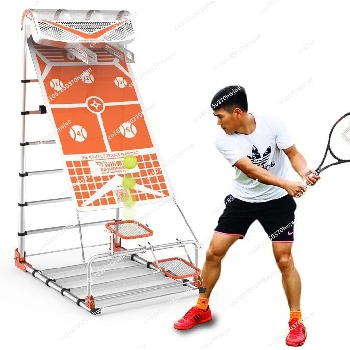 wall net folding tennis trainer ball machine racket children trainer tennis rebound tennis trainer net