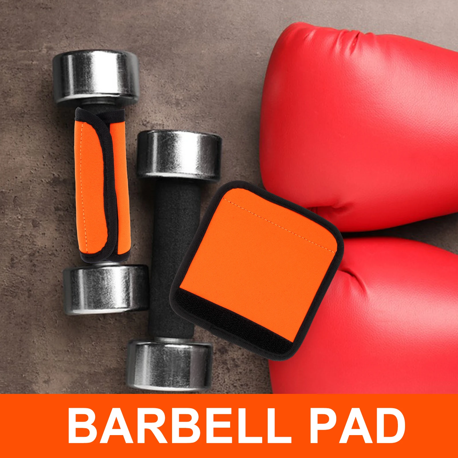 

2pcs Portable Barbell Pad Anti-Slip Grip Protection For Deadlifts Hip Thrusts Weight Lifting Gym Exercise Strength Training