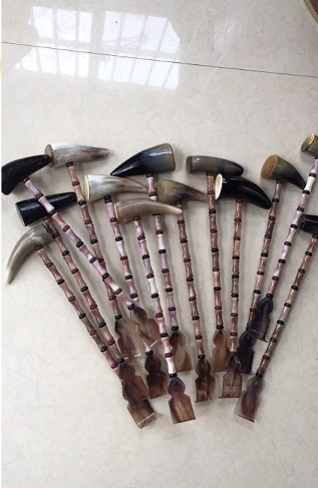 Sığır boynuz hammadde geri kazıyıcı, masaj sopası, taşınabilir geri Scratcher, teleskopik tırmalamak masaj, geri kazıyıcı