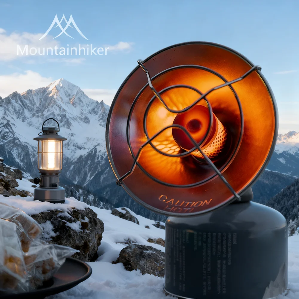マウンテンハイカー-アウトドア-キャンプ-ミニヒーター-アダプター付き-軽量-ポータブル-小型-サンガス-タンクヒーター-冬-暖房-釣り