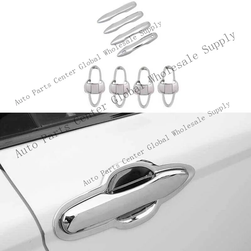 L+ For Toyota Camry 2018-2025 chrome Side Door Handle Bowl Cup Cover Trim 12p