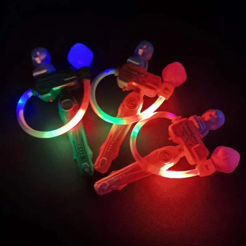Bola oscilante de astronauta para niños, juguetes con luces, pelota oscilante divertida, juguete creativo brillante para aliviar el estrés