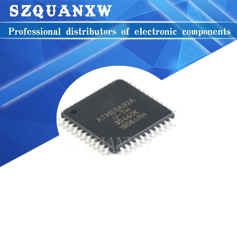 5PCS ATMEGA32A-AU QFP ATMEGA32A ATMEGA32 TQFP44 32A-AU 8-bit Microcontroller with 32K Bytes In-System Programmable Flash