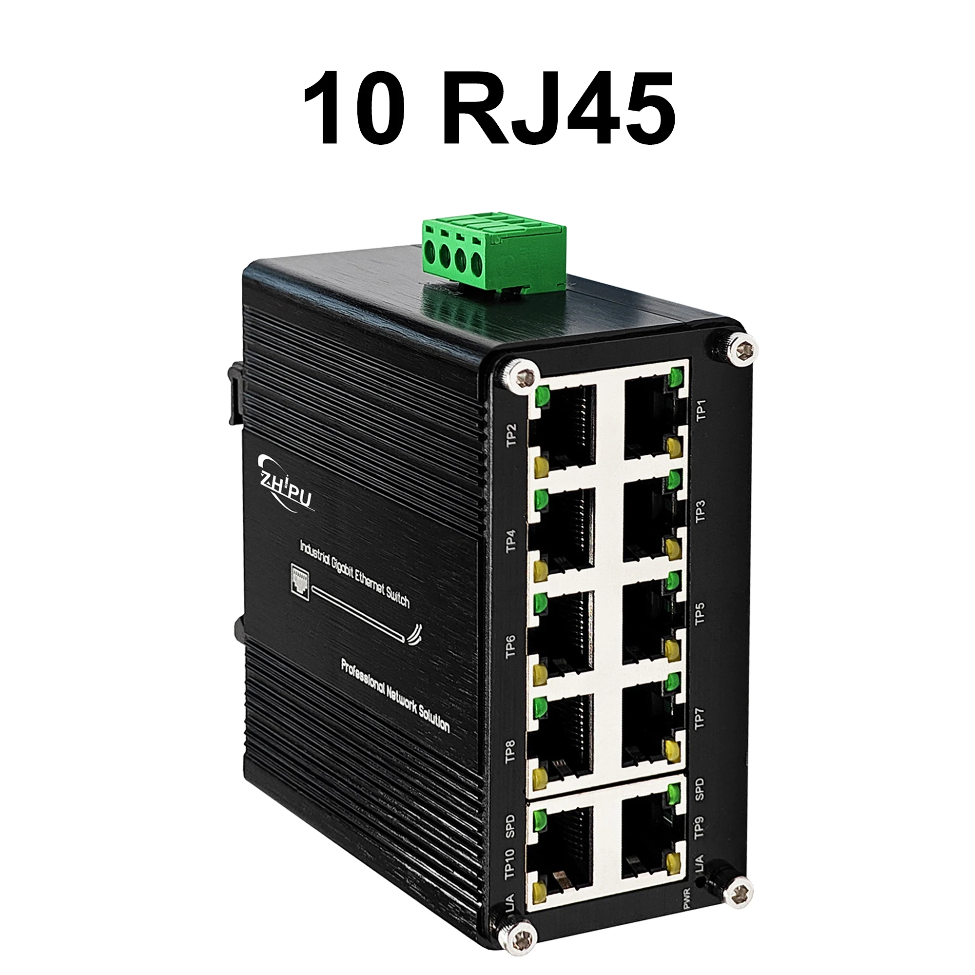

Mini Industrial (Managed) 8/10 RJ45 Ports Gigabit Ethernet PoE Switch with SFP Slot, Din Rail, Support WEB, QOS, VLAN, IGMP