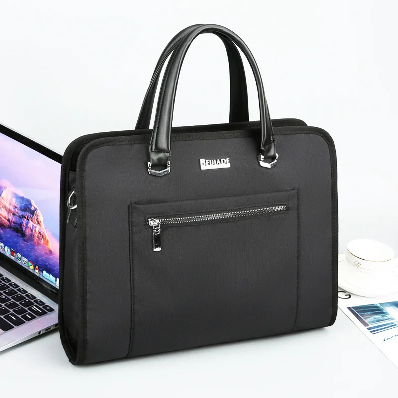 

Mens Handbags Briefcases Document Bag Messenger Laptop Bag Men's Business Briefcase Large Capacity File Bag Meeting Handbag