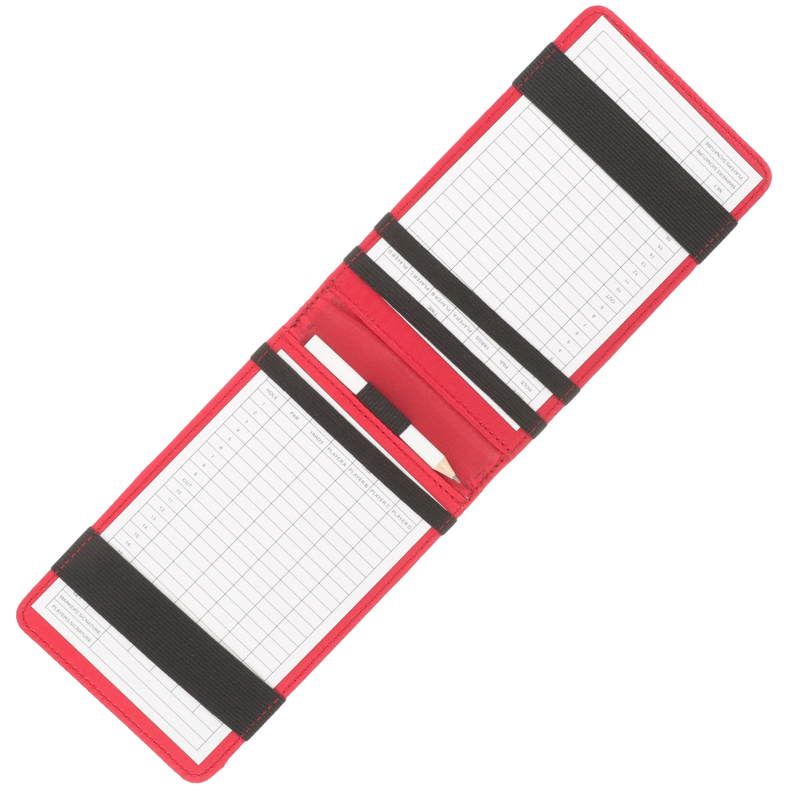 

Golf Score Book Black Golfing Record Notebook Compact Portable Outdoor Scorecards Holder Golfs Scorebook Score Recording