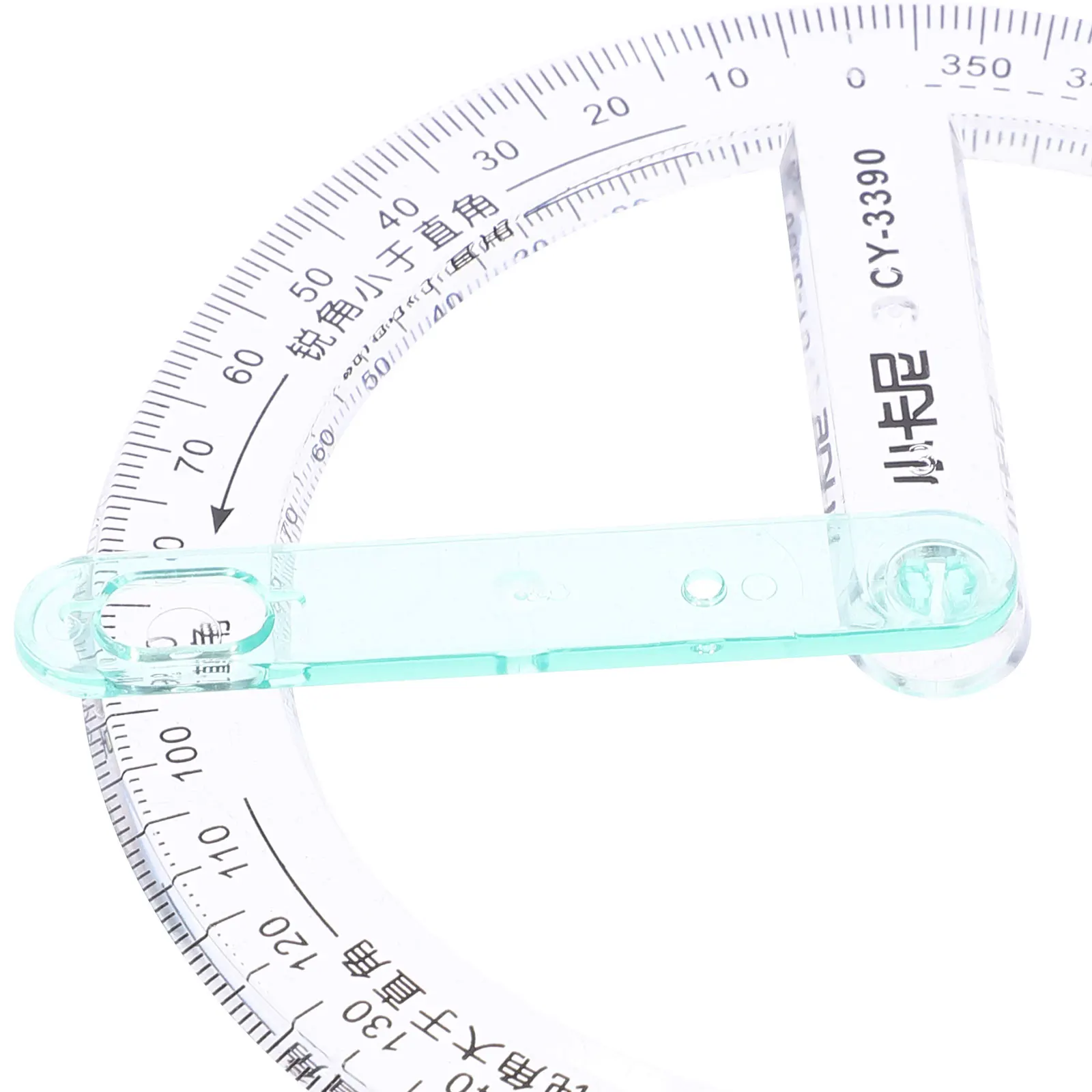 Measuring Right-angle Acute Obtuse Demonstration Plastic Protractor Classroom Protractors Round