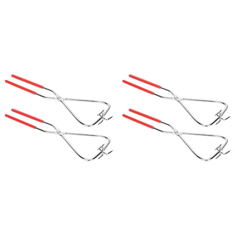 

【HOT ITEMS】4Pcs Dipping Tongs Glazing Tools, Stainless Steel Pottery Clay Sculpture Tool Pliers For Clay Modeling Sculpturing