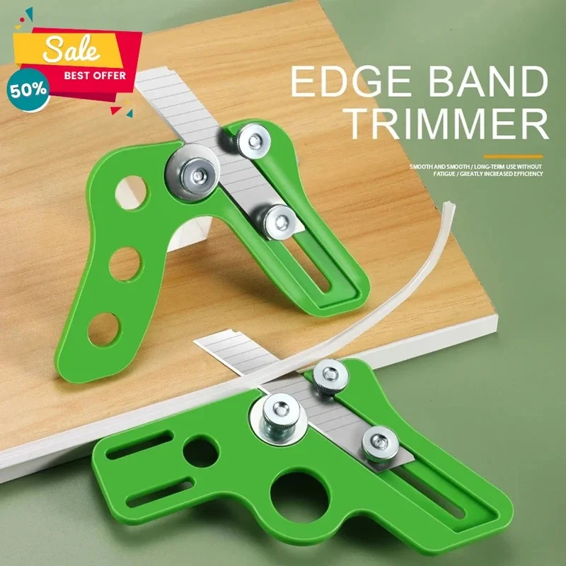1Pc Manual Edge Banding Trimmer, Right‑Angle & Rounded Arc Scraper for PVC Strip Gypsum Board Woodworking