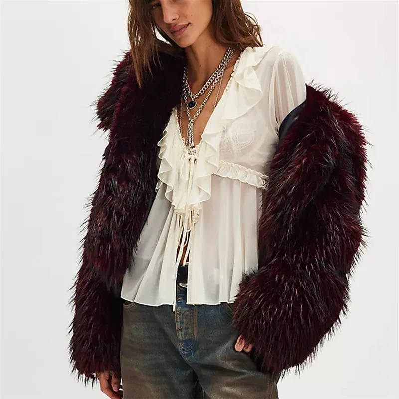 Sheer V Neck Bat Sleeve Oversized Poncho Top for Women Y2K Solid Color Grunge Mesh Loose Blouse