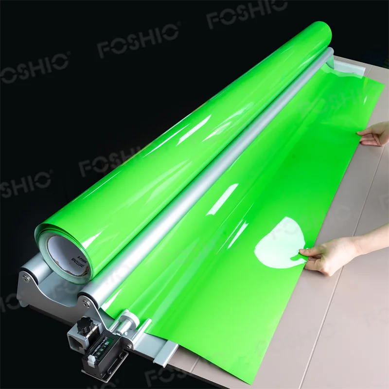Customize Vinyl Holder With Meter Counter 156cm/183Cm Vinyl Rack Wrap Roll Holder