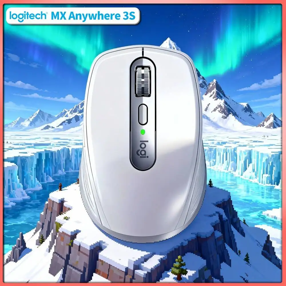High-Precision MX Anywhere 3S - 8K DPI, 3-Device Bluetooth, Silent Click Tech, Ideal for Electronics Fair Demo On-site Work