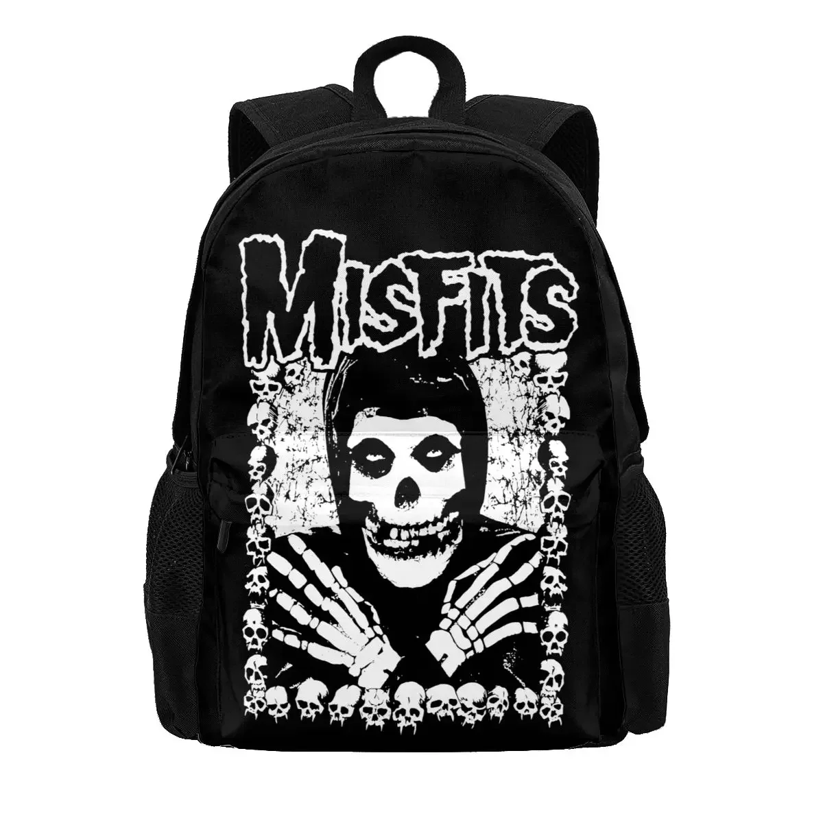 I Want Your Skulls Misfits Large Capacity Backpack Vintage Portable Gym Tote Bag Bags For Travel