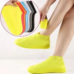 1 Pair Convenient Lightweight Waterproof Unisex Shoe Covers Thickened and Wear-resistant Rainproof Shoe Covers Rain Boot Covers