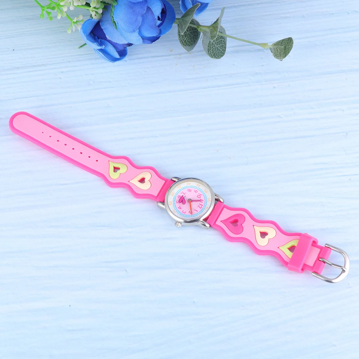 1Pcs Watch Creative Lovely Cartoon Quartz Waterproof Silicone Wristband Casual Birthday Gift