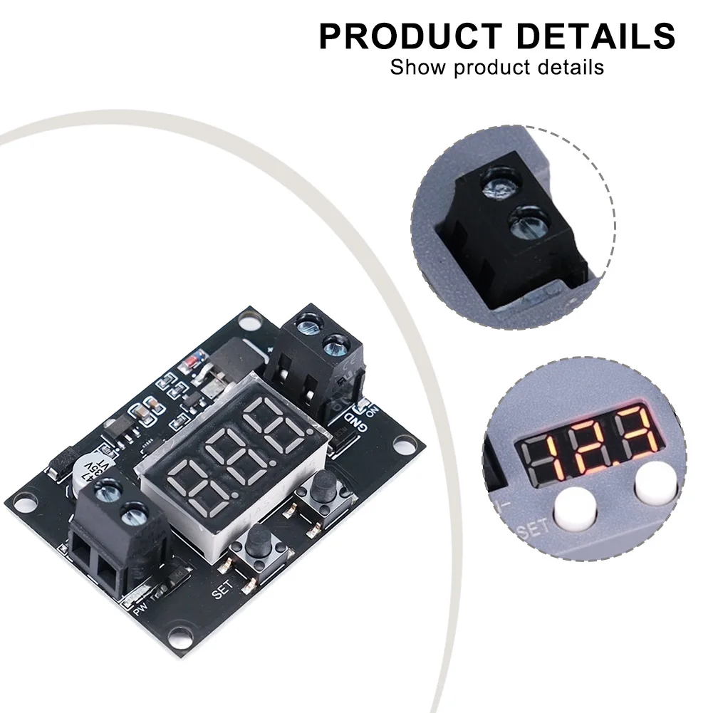 1PCS Automatic Output Control 12V Battery PCB Board Protector Auto Start Stop Power Switch Module For Lights/small Devices ﻿