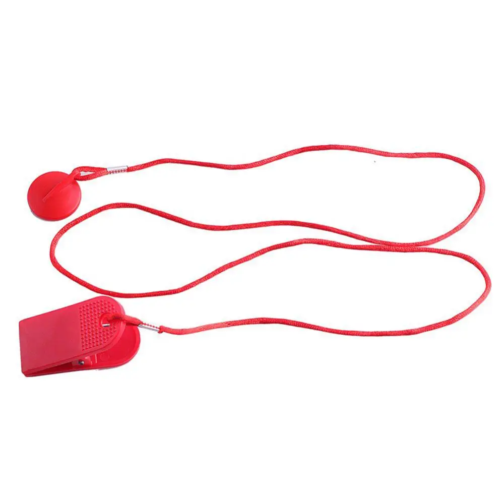 Clé de sécurité magnétique universelle pour tapis roulant, interrupteur de verrouillage, équipement de fitness, machine de course, 1m