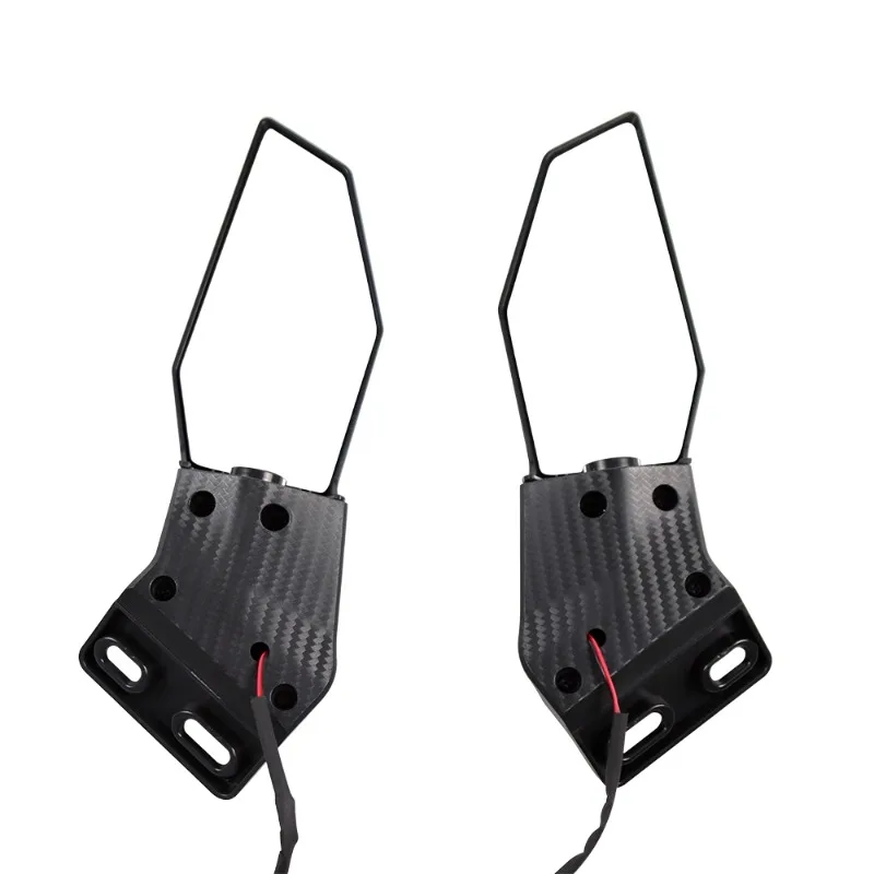 

Parts suitable for Kawasaki NINJA400 650 modified fixed wind wing with lamp rearview mirror foldable