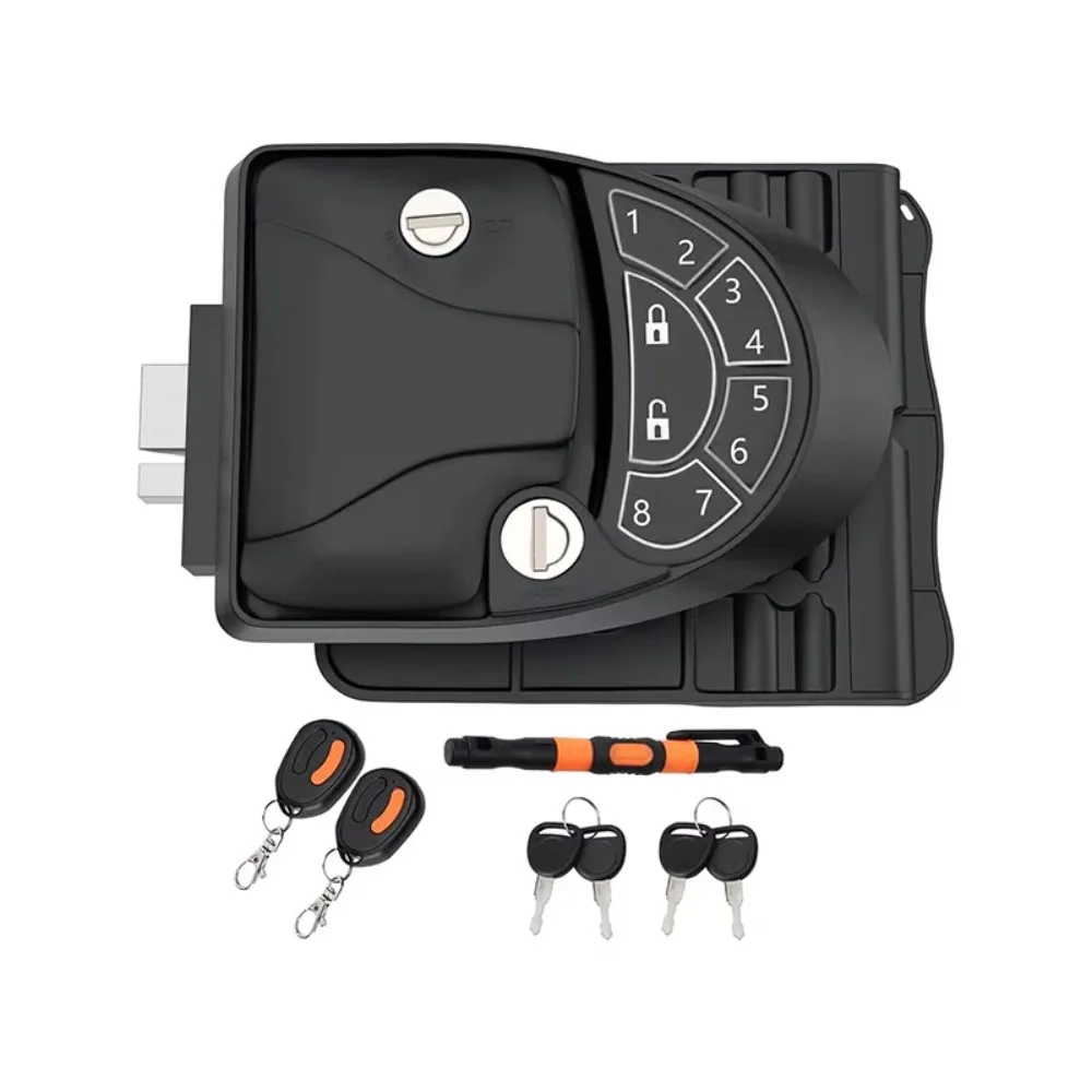 Entry Keypad Lock Membrane Camper Digital Electric Rv Door Lock with Remote Control