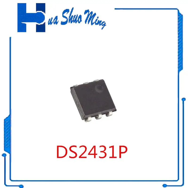 10 Pcs/Lot  DS2431P  DS 2431  DS2431PTR DS2431 TSOC6