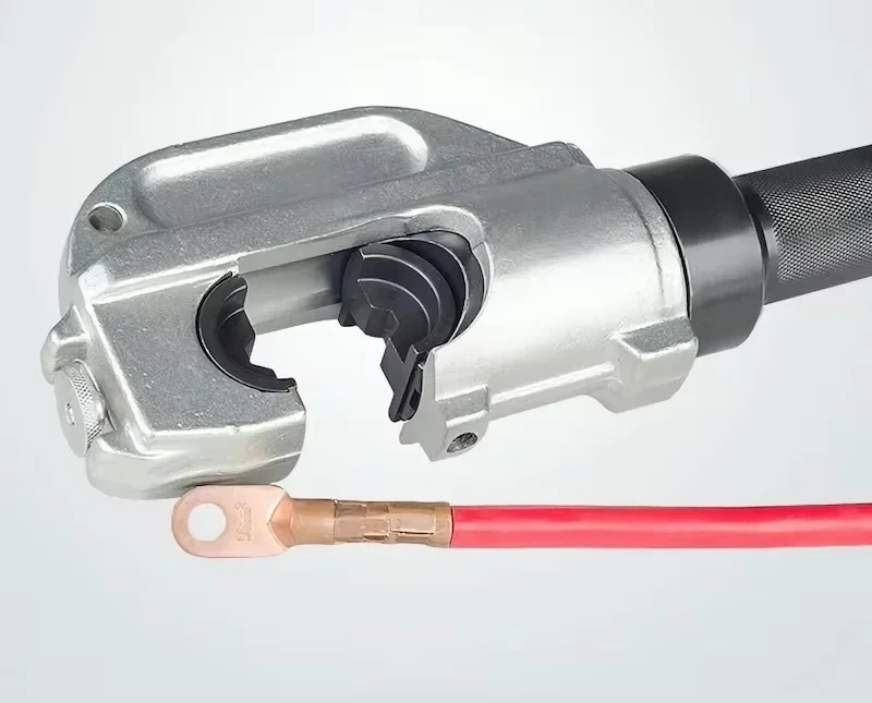 110V Split-unit Hydraulic Cable Crimping Tool 50-400mm² Electric Crimping Pliers for Cable Lugs, No Pump Included