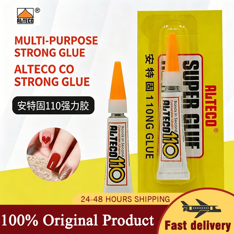 

3Pcs Alteco 110 Super Glue Adhesive Quick Cure High Strength Adhesive Multi Purpose