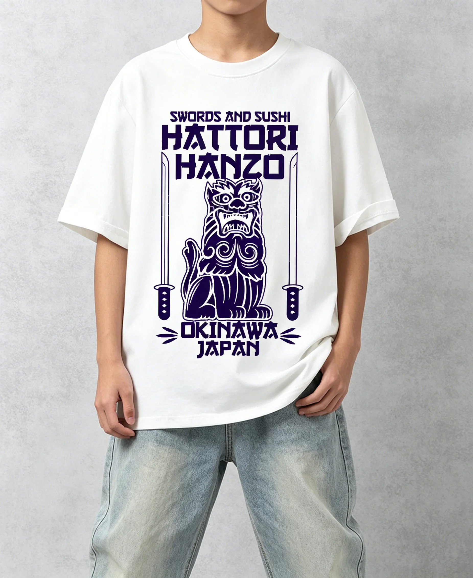 men-t-shirt-women-tee-boys-girls-top-adults-children-parent-child-cotton-kid-tshirts-hattori-hanzo-kill-bill-tarantino-okinawa