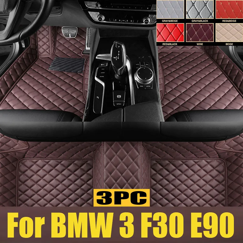 

Car Floor Mats For BMW 3 F30 E90 330i 335i 320i Five Doors 2008 2009 2010 2011 2012 Foot Pads Carpet Cover Interior trunk mat