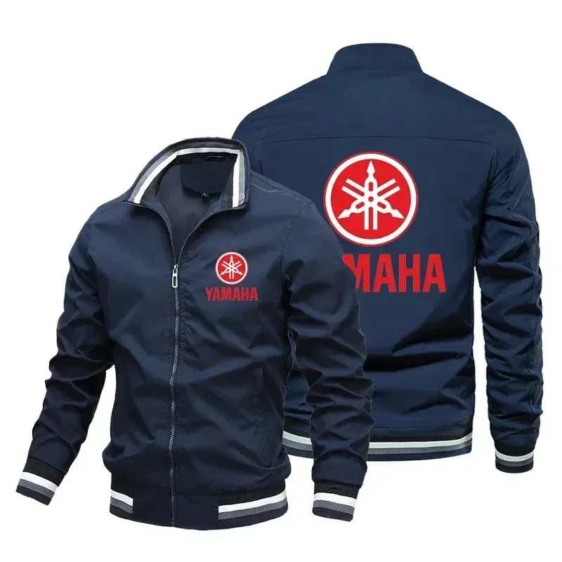 

Yamaha Printed Logo Men's Motorcycle Jacket Casual Fashion Sportswear Bike Racing Jacket Racing Team Coats Jacket